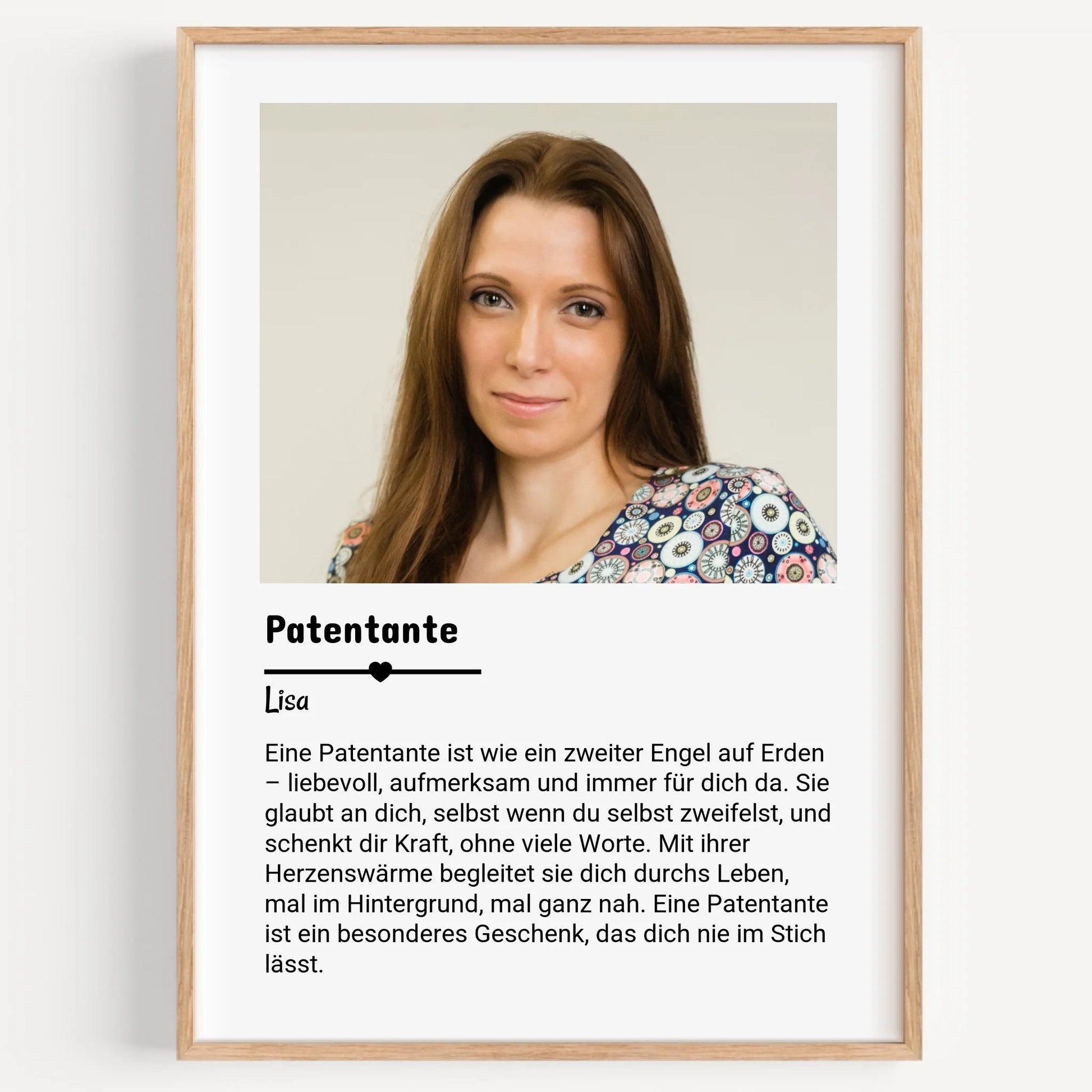 Patentante Definition Poster Geschenk gestalten - Prinolla