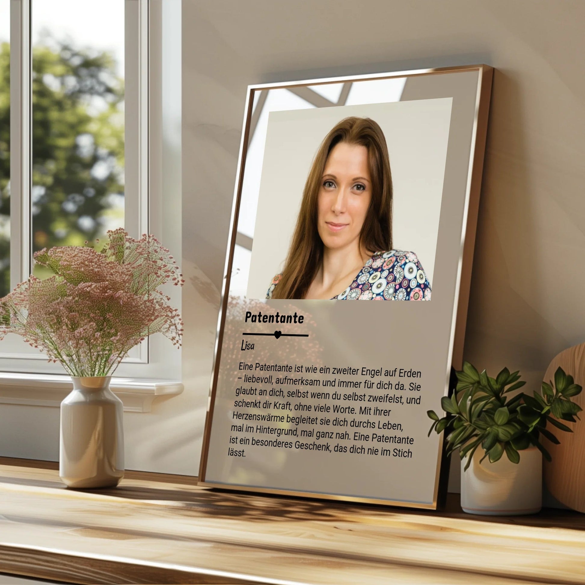 Patentante Definition Poster Geschenk gestalten - Prinolla