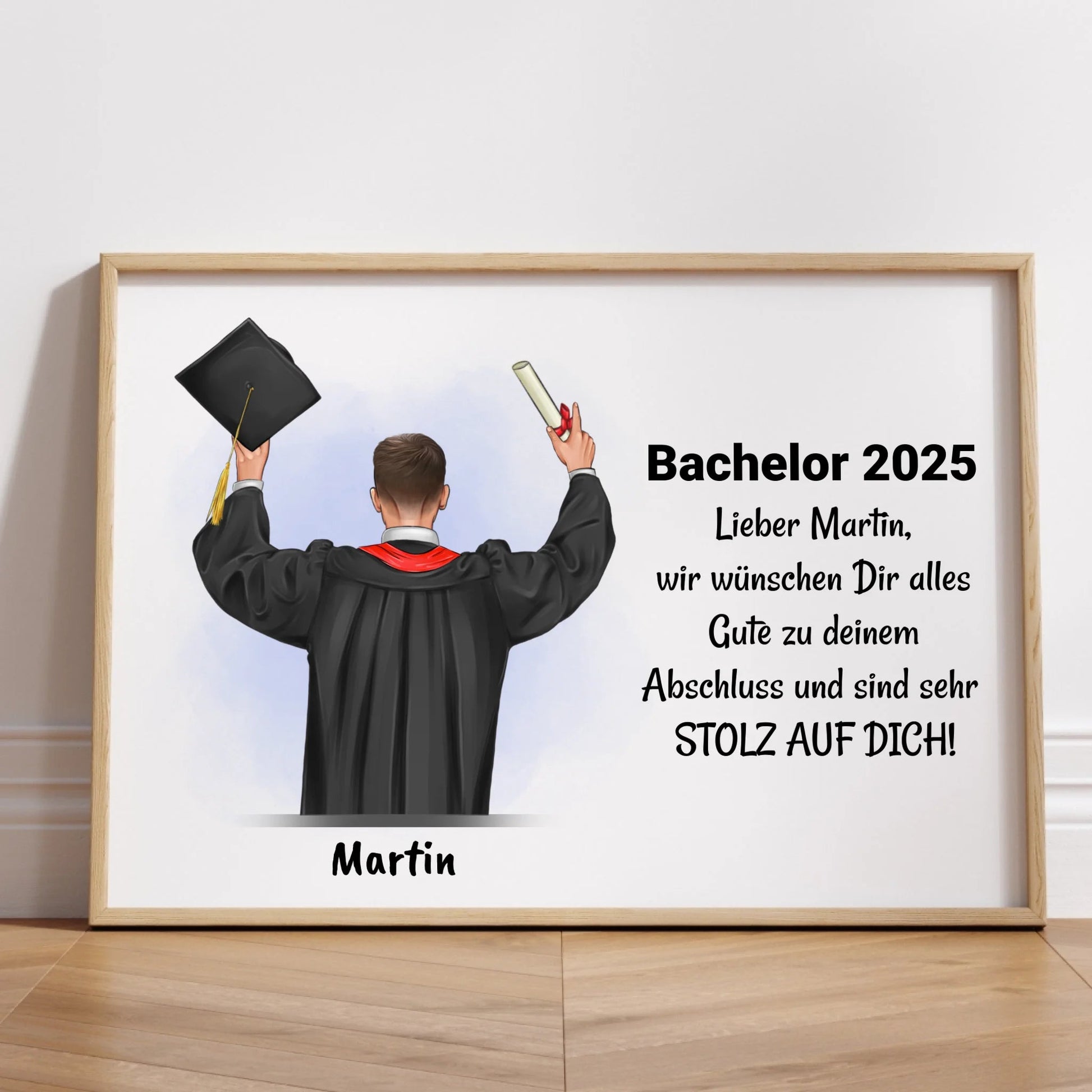 Studium Abschluss bestanden Geschenk Junge Poster - Prinolla